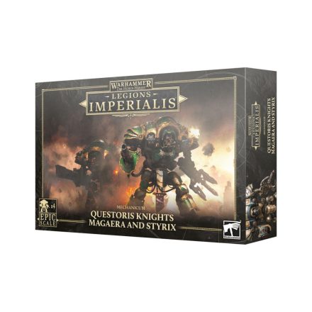LEGIONS IMPERIALIS: MECHANICUM QUESTORIS KNIGHTS MAGAERA AND STYRIX