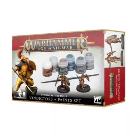 Stormcast Eternals Vindictor + Paint Set