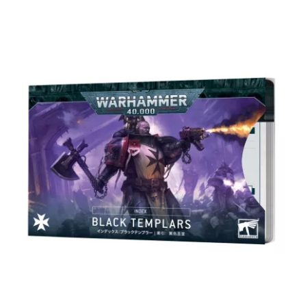 40k Indexkarten: Black Templars (Englisch)
