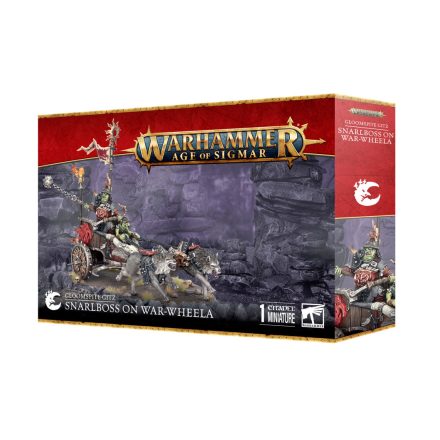 GLOOMSPITE GITZ: SNARLBOSS ON WAR-WHEELA