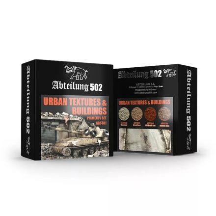 Pigment Sets - URBAN TEXTURES & BUILDINGS - PIGMENTS SET