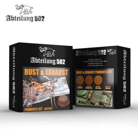 Pigment Sets - RUST & EXHAUST - PIGMENTS SET