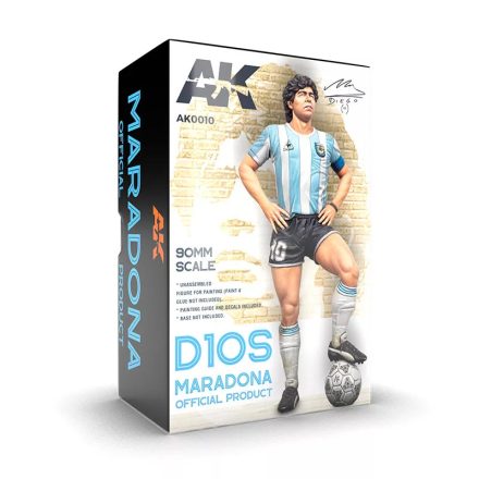 MARADONA RESIN FIGURE. 90MM SCALE
