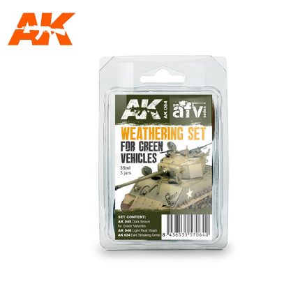 Weathering SETS - GREEN VEHICLES WEATHERING SET