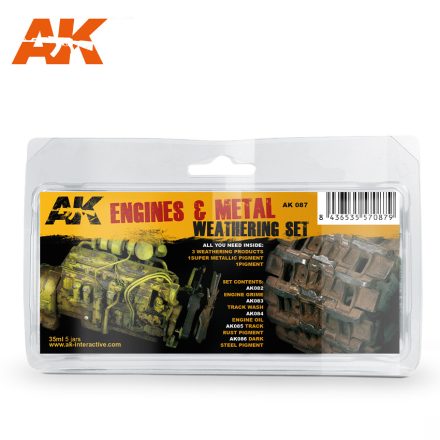 Weathering SETS - ENGINES AND METAL WEATHERING SET