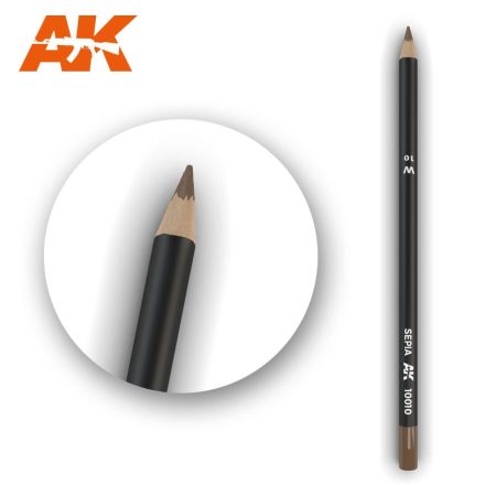 Weathering pencils - Watercolor Pencil Sepia