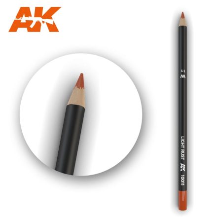 Weathering pencils - Watercolor Pencil Light Rust