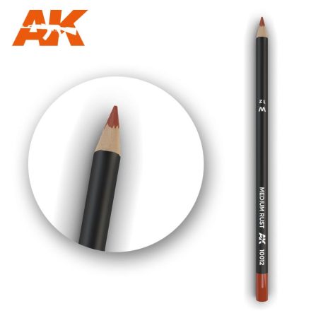 Weathering pencils - Watercolor Pencil Medium Rust