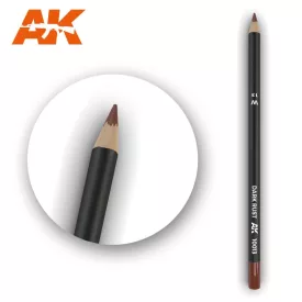 Weathering pencils - Watercolor Pencil Dark Rust