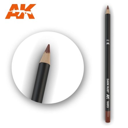 Weathering pencils - Watercolor Pencil Dark Rust