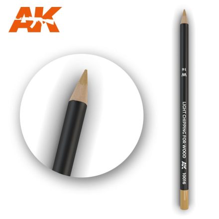 Weathering pencils - Watercolor Pencil Light Chipping for wood
