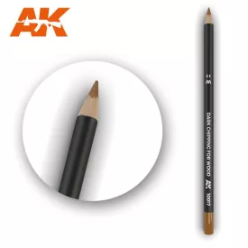   Weathering pencils - Watercolor Pencil Dark Chipping for wood