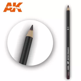 Weathering pencils - Watercolor Pencil Chipping Color