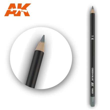 Weathering pencils - Watercolor Pencil Green Blue