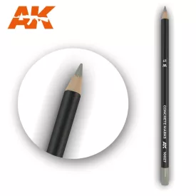 Weathering pencils - Watercolor Pencil Concrete Marks
