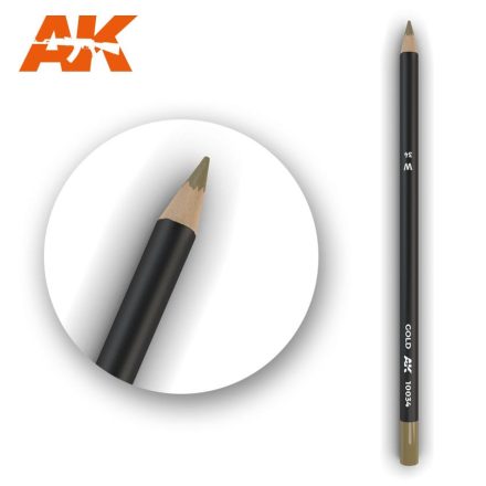 Weathering pencils - Watercolor Pencil Gold