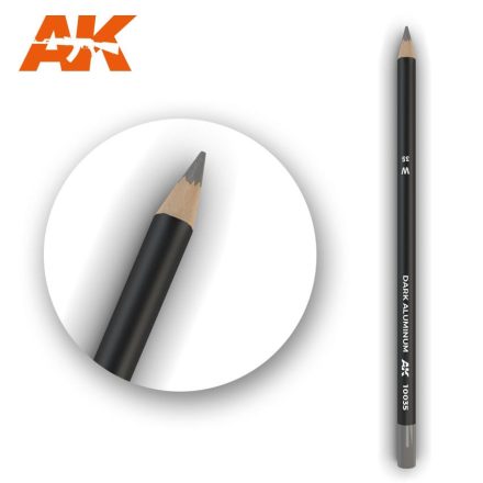 Weathering pencils - Watercolor Pencil Dark Aluminum Nickel