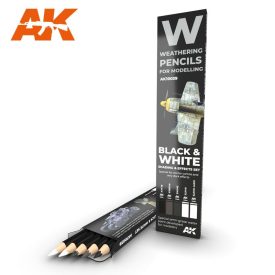 Weathering pencils - WATERCOLOR PENCIL SET BLACK AND WHITE