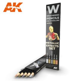 Weathering pencils - WATERCOLOR PENCIL SET METALLICS
