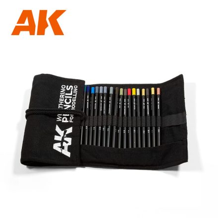 Weathering pencils - WEATHERING PENCILS FULL RANGE CLOTH CASE (37 colors)