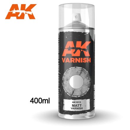 Primer - Matt Varnish - Spray 400ml (Includes 2 nozzles)