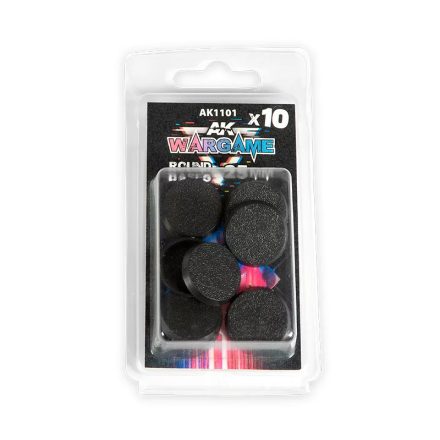 Accesories - PLASTIC WARGAME BASES. ROUND BASE 32mm