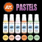 Paints set - PASTELS COLORS SET
