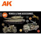 AFV Paint set - TANK ACCESORIES 3G