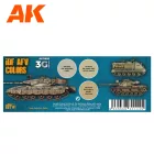AFV Paint set - IDF AFV COLOR COMBOS