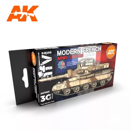 AFV Paint set - MODERN FRENCH AFV 3G