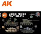 AFV Paint set - MODERN FRENCH AFV 3G