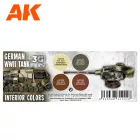 AFV Paint set - WWII GERMAN TANK INTERIOR COLORS