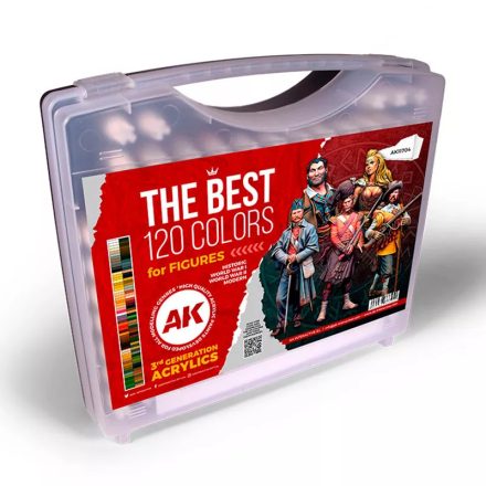 3G PLASTIC BRIEFCASE 120 FIGURE COLORS