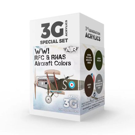 Aircraft Sets - WWI RFC & RNAS. British Aircraft Colors SET 3G