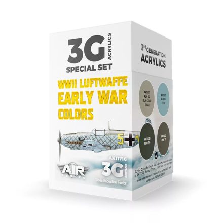Aircraft Sets - WWII Luftwaffe Early War Colors SET 3G