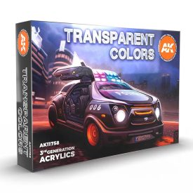 AFV Paint set - TRANSPARENT COLORS SET 3G