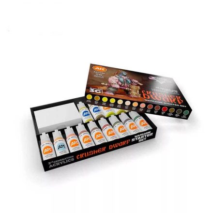 Paint set - WARGAME STARTER SET - CRUSHER DWARF
