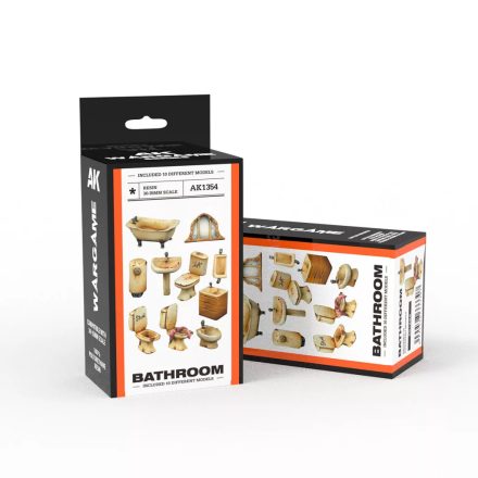 WARGAME - BATHROOM SET (RESIN 30-35MM)