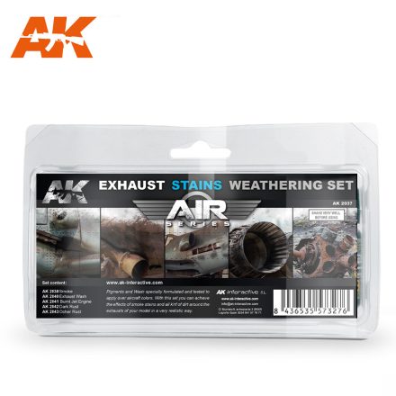AIR Weathering SETS - EXAUSTS & STAINS WEATHERING SET