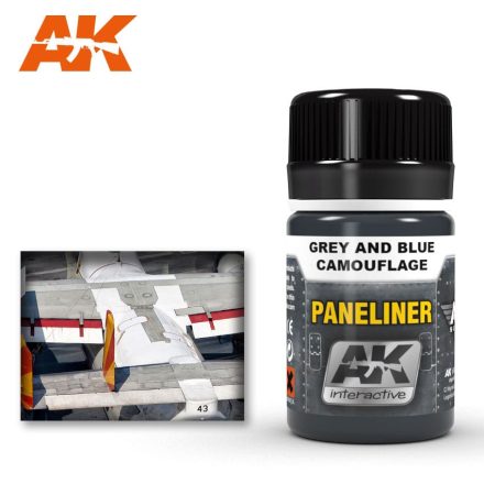 AIR Weathering products - Paneliner for grey and blue camouflage 35ml
