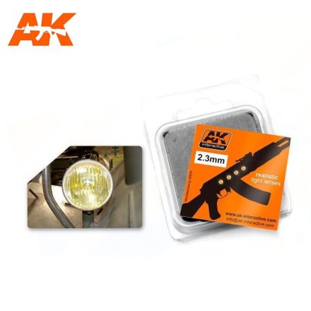 Light Lenses - AMBER 2,3mm