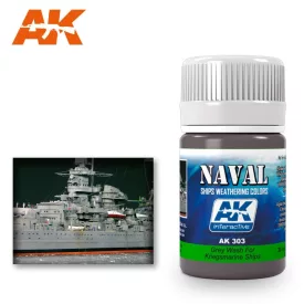   Weathering products for ships - GREY WASH FOR KRIEGSMARINE SHIPS