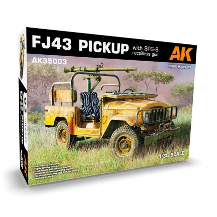 FJ43 Pickup with SPG-9.  RECOILLESS GUN