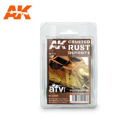 Weathering SETS - CRUSTED RUST DEPOSITS
