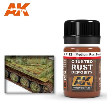 Weathering products - MEDIUM RUST DEPOSIT