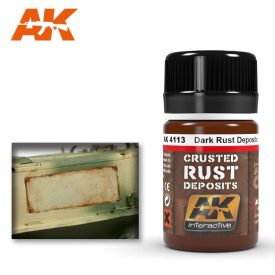 Weathering products - DARK RUST DEPOSIT