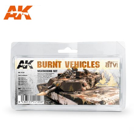 Weathering SETS - BURNT VEHICLES SET