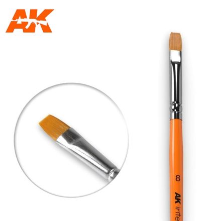 Brushes - FLAT BRUSH 8 SYNTHETIC
