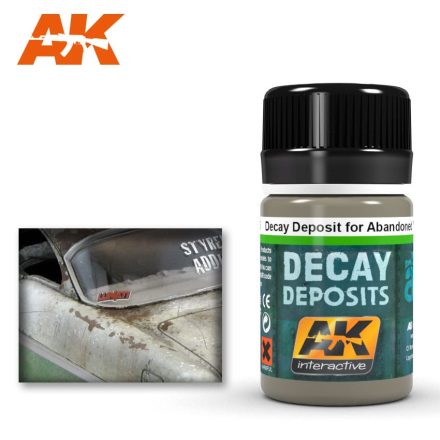 Weathering products - DECAY DEPOSIT FOR ABANDONED VEHICLES