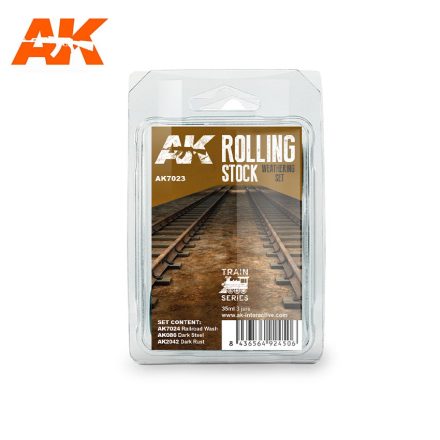 Trains Weathering ships SETS - ROLLING STOCK WEATHERING SET TRAIN SERIES
